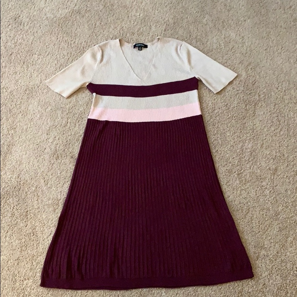 Multi colored knit Ellen Tracy Dress